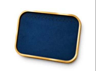 Premium Gold Border Chain Display Tray