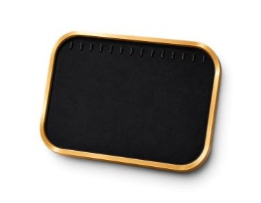 Premium Gold Border Chain Display Tray