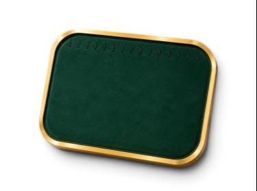Premium Gold Border Chain Display Tray