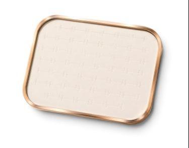 Premium Gold Border Ring Display Tray