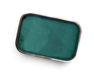 Premium Velvet Jewellery Display Tray – Metallic Border