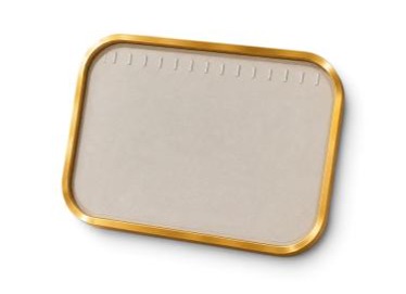 Premium Gold Border Chain Display Tray
