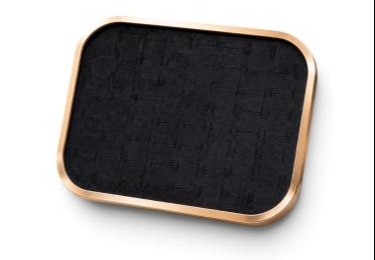 Premium Gold Border Ring Display Tray