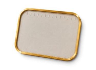 Premium Gold Border Chain Display Tray