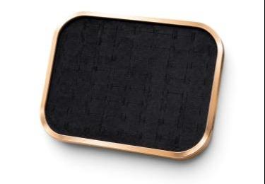 Premium Gold Border Ring Display Tray